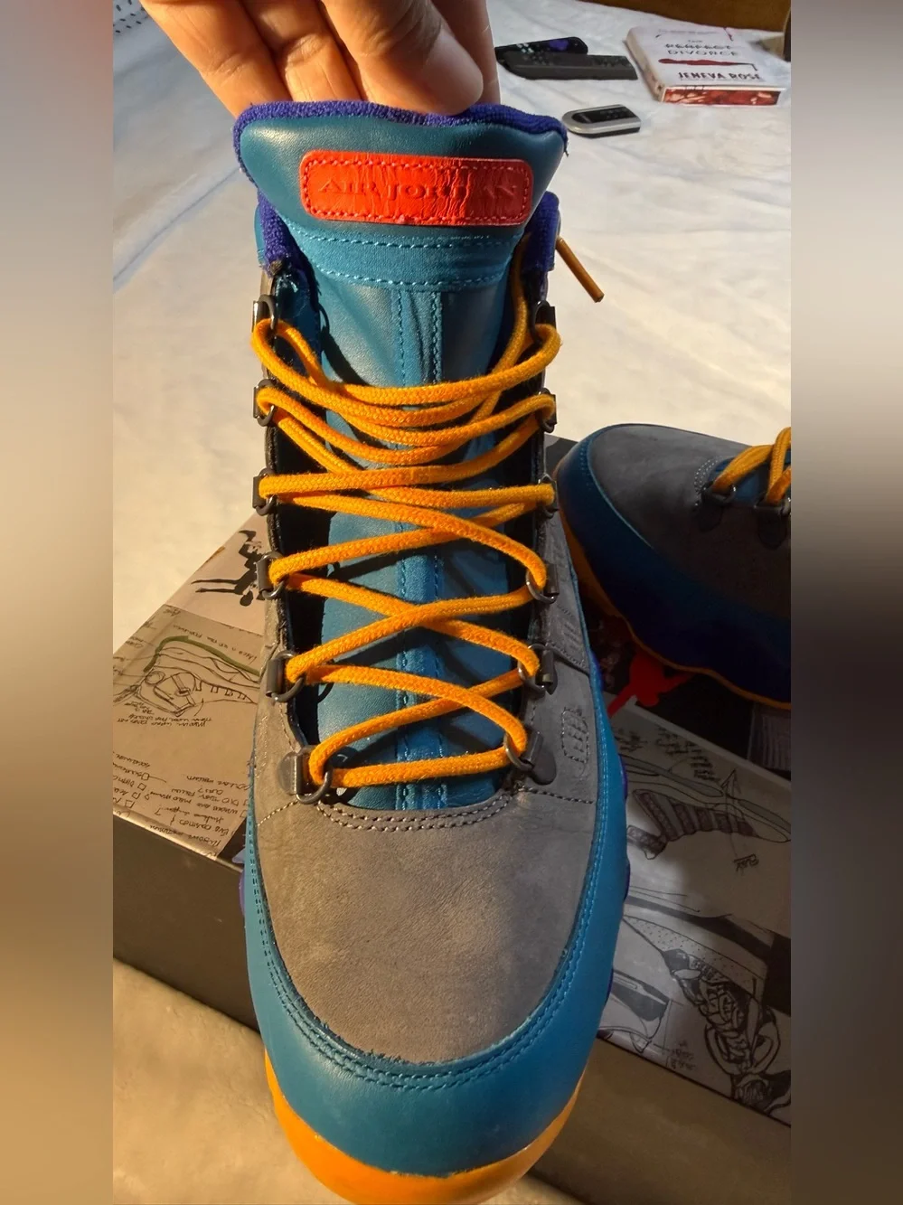 Retro 9 Jordan boots